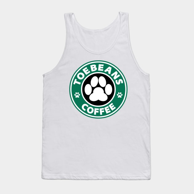 Toebeans Coffee Tank Top by FurryTrash